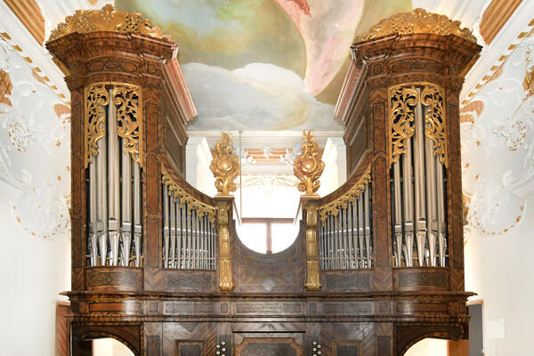 Bild vergrern: Orgel in der Asamkirche Maria de Viktoria