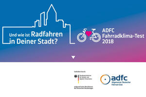 Bild vergrößern: Logo Fahrradklima-Test 2018