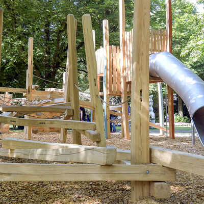 Bild vergrößern: Inklusiver Spielplatz am Schwarzen Weg - Projekt aus dem Bürgerhaushalt