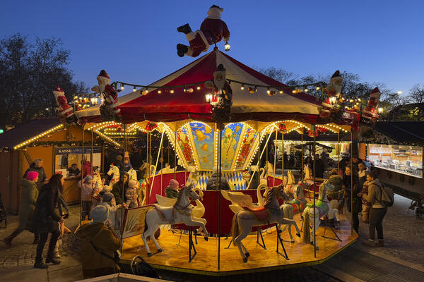 Karussell auf dem Christkindlmarkt