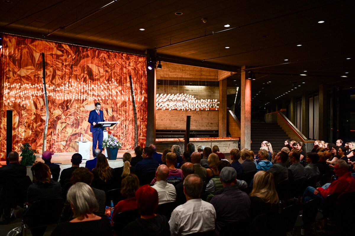Verleihung der Kunstfrderpreise im Foyer des Stadttheaters