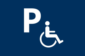 Behindertenparkplätze - Symbolbild