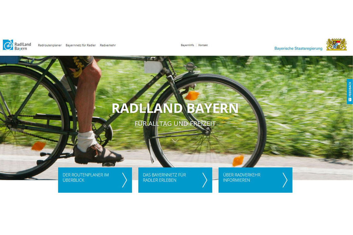 www.radlland.bayern.de ist online