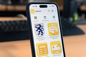 Bild vergrößern: Ingolstadt ist jetzt auf der Integreat App zu finden