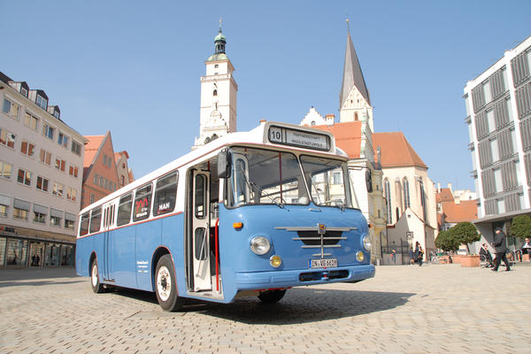 Bild vergrößern: Nostalgiebus Büssing der Busflotte