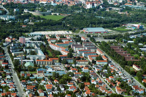 Bild vergrößern: Luftaufnahme Augustinviertel 2005