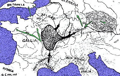 Ausbreitung keltischer Silbermünzen